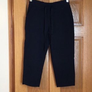 T by Talbots Petite Cropped Pants in Navy Blue